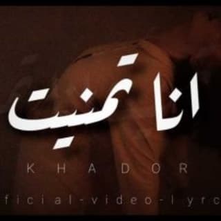 اغنية أنا تمنيت خضور بالكلمات كلمات اغنية أنا تمنيت خضور مكتوبة كاملة